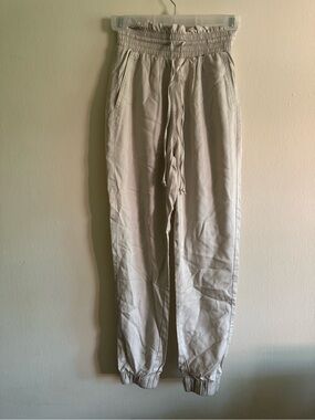 Abercrombie & Fitch Women’s Cream Track Pants